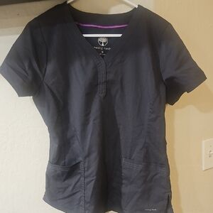 Healing Hands M Dark Grey Scrub